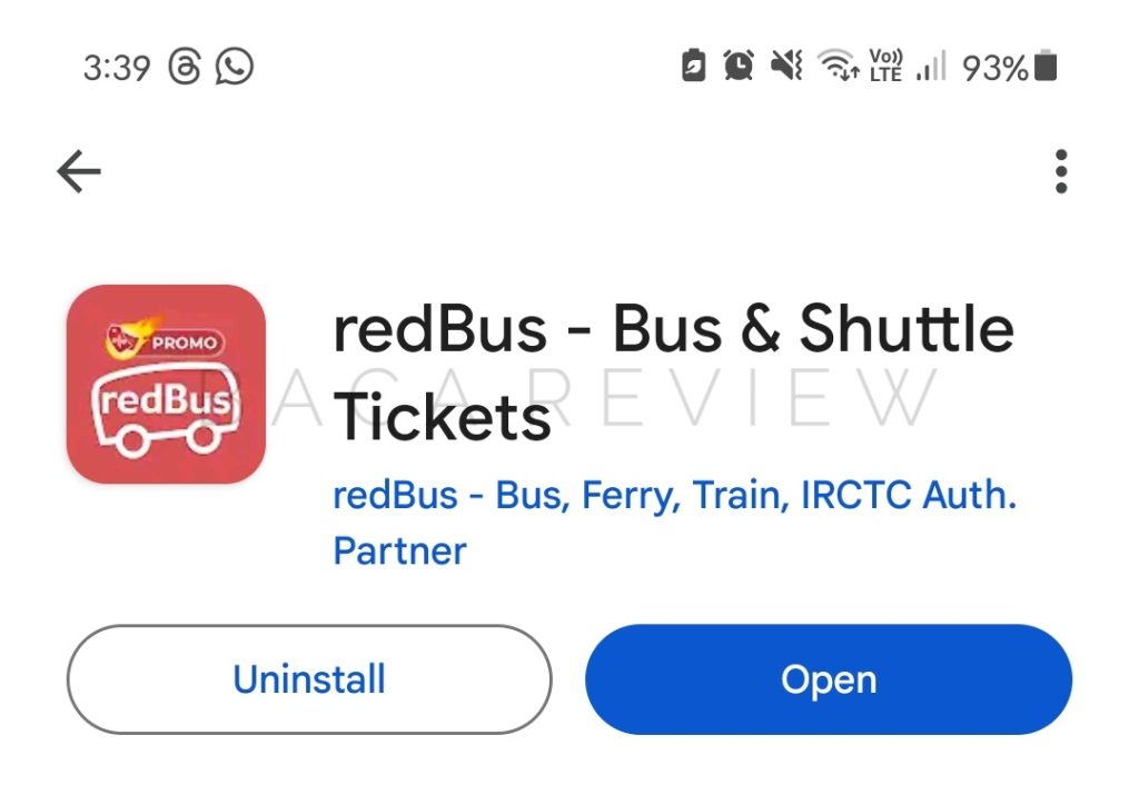 Aplikasi Redbus Pesan Tiket Bus Online